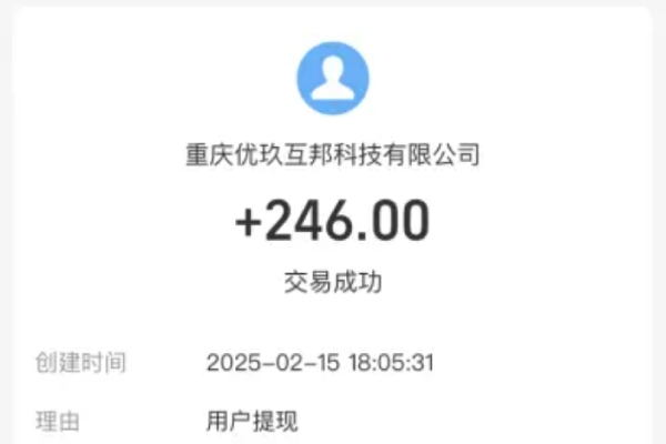 提现极速到账